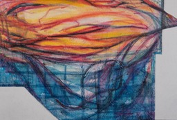 "Mural Design for Stairwell, Art Center at Syracuse U."